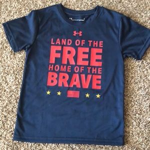 Boys, Under Armour patriotic t-shirt